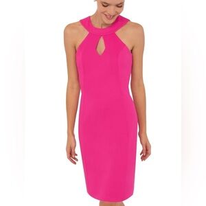 Gretchen Scott | Sublime Solid Jersey Dress Pink Large